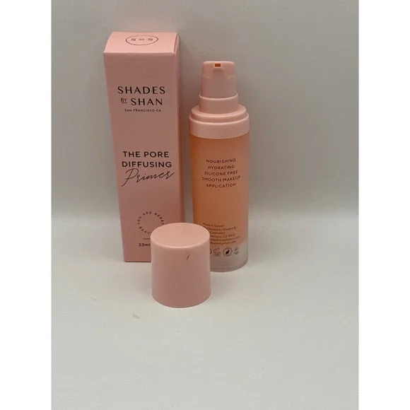 Shades By Shan Pore Diffusing Primer Makeup Silicone Free Hydrating New - Picture 7 of 7